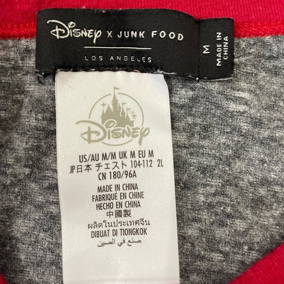 Disney x Junk Food T-Shirt Size M - Picture 2 of 3
